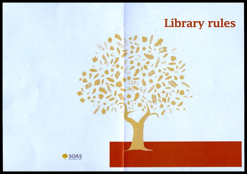 Library rules - Cover