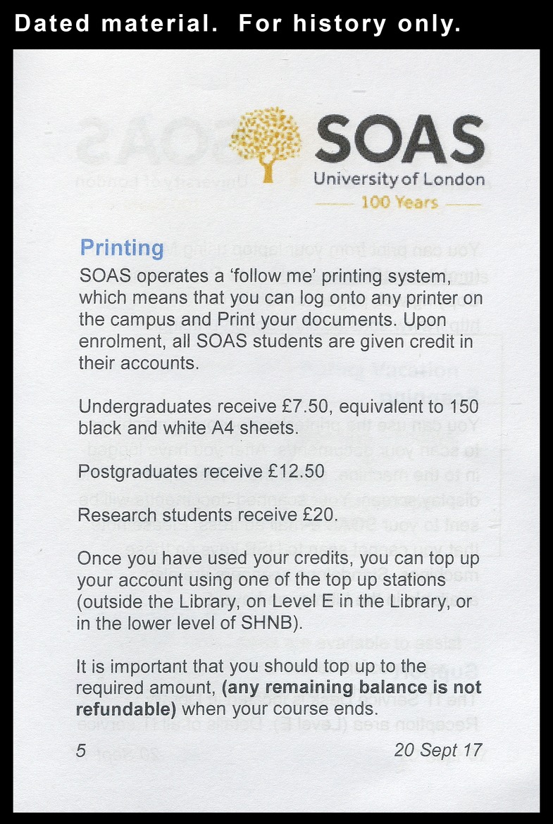 Getting started using SOAS computers - Page 5