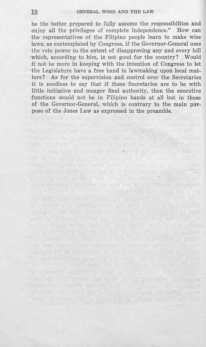 General Wood and the law - Page 18