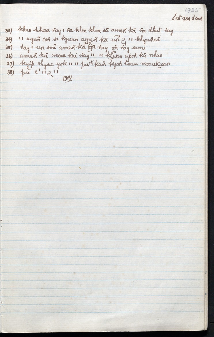 G. H. Luce Papers - Page 1935