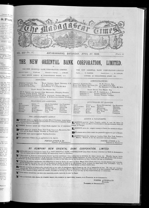 Madagascar times - 