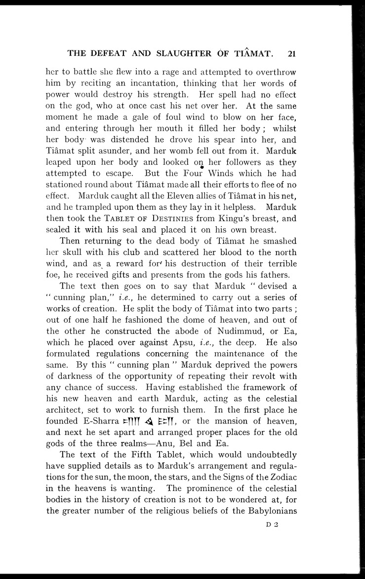 Babylonian legends of the Creation and the fight between Bel and the dragon, as told by Assyrian tablets fron Nineveh - Page 21