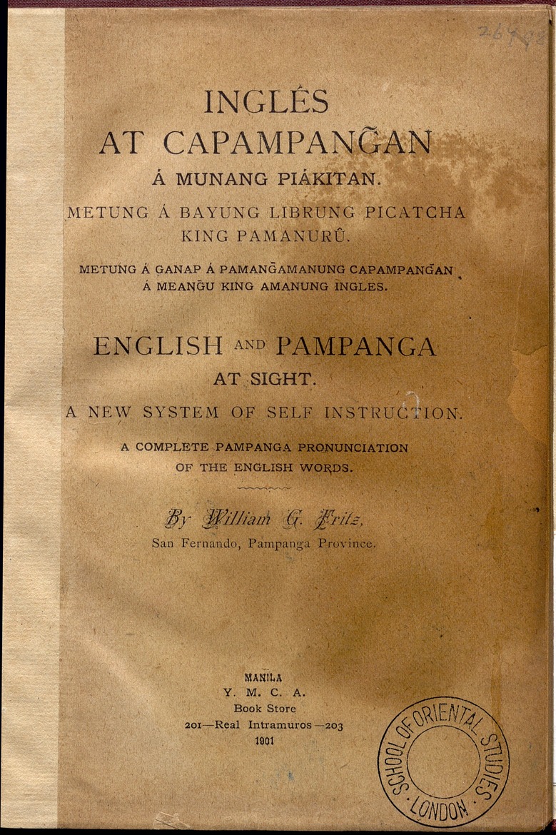 Inglés at capampang̃an á munang piákitan - digital image 1