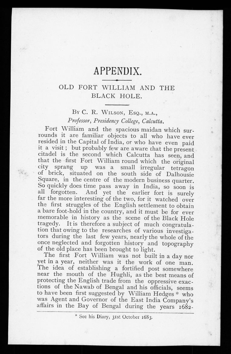 Hand-book to Calcutta, historical and descriptive, with a plan of the city - Page i