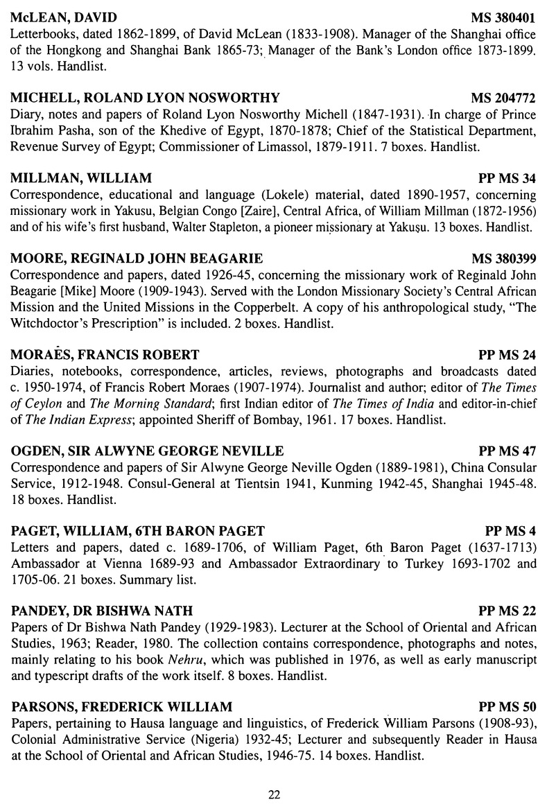 Guide to the archives and manuscript collections - Page 27