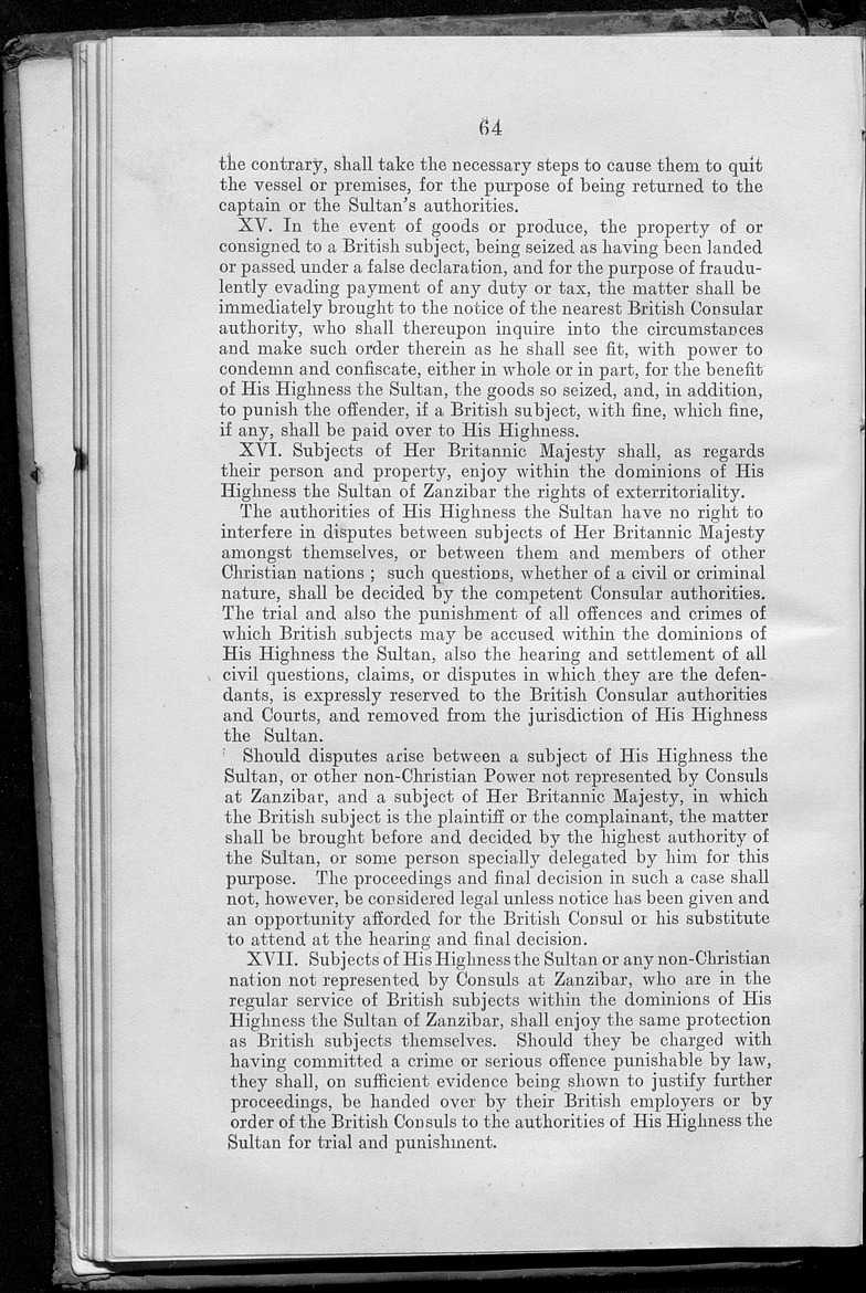 Zanzibar treaties 1910 - Page 64