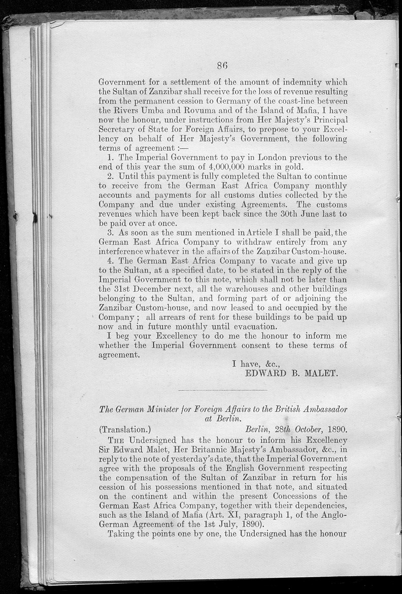 Zanzibar treaties 1910 - Page 86
