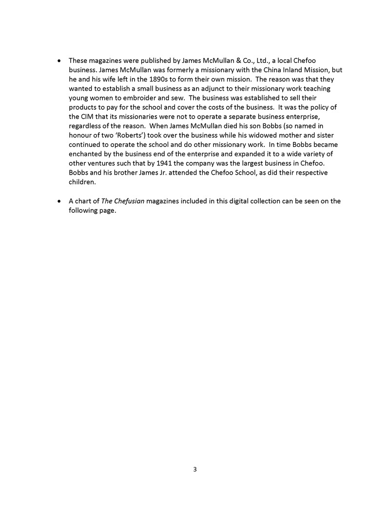 Magazines published by the Chefoo School - Page 3