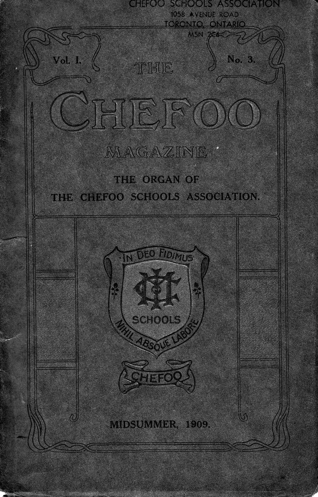 Chefoo magazine - digital image 1