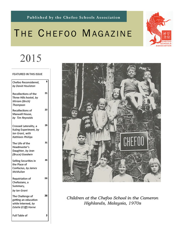 Chefoo Magazine - Page 1
