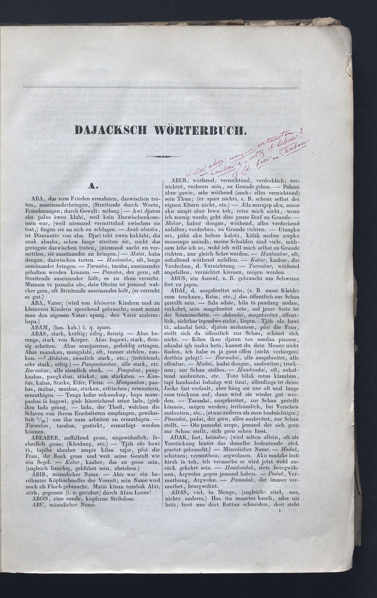 Dajacksch-deutsches Wörterbuch - digital image 8