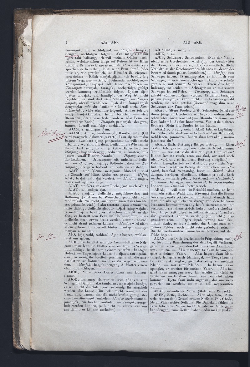 Dajacksch-deutsches Wörterbuch - digital image 11
