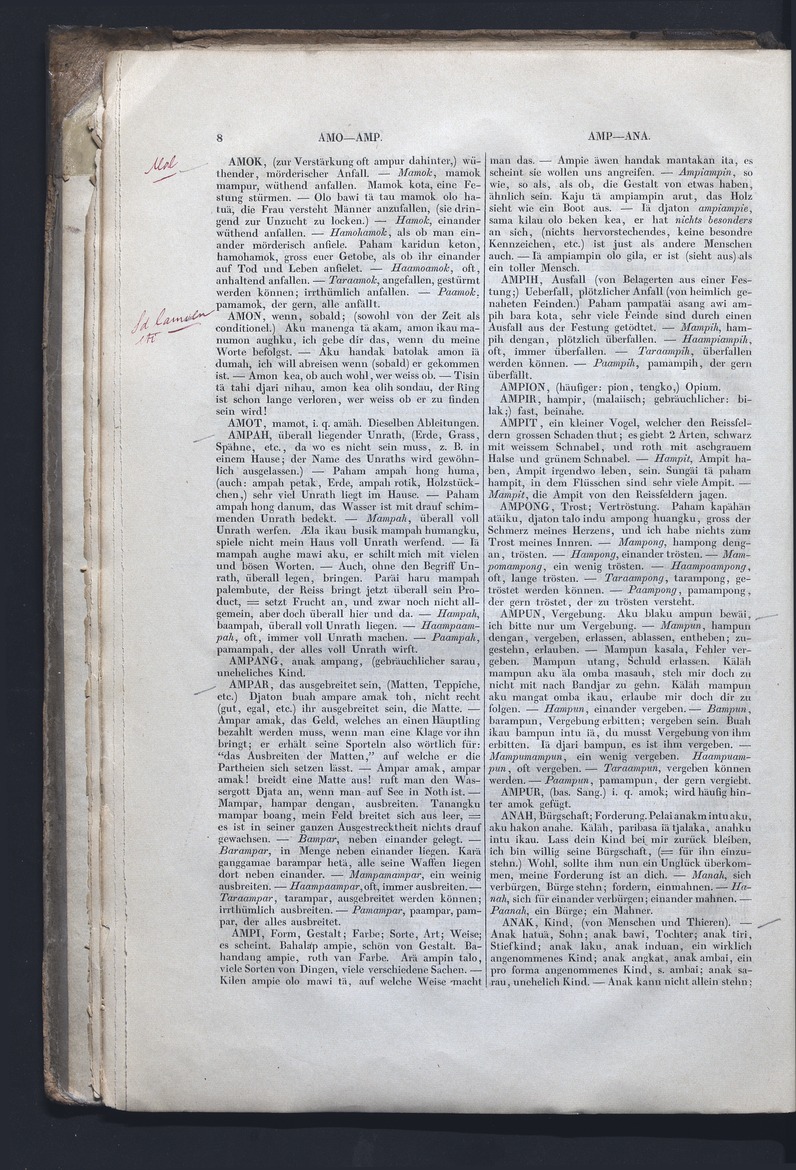 Dajacksch-deutsches Wörterbuch - digital image 15