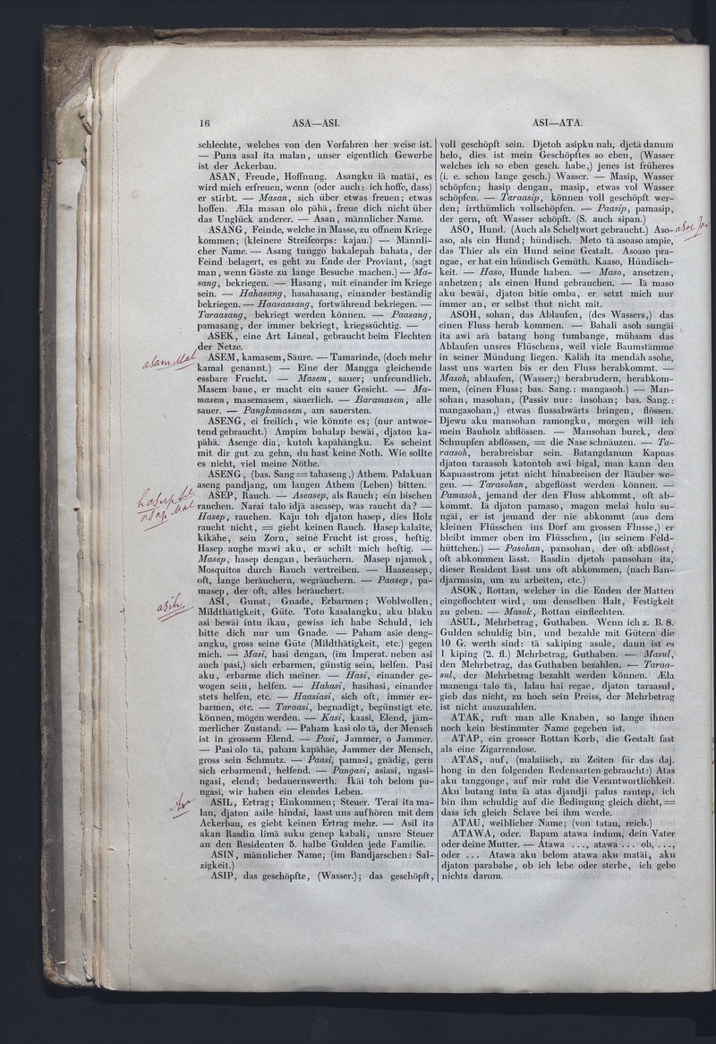 Dajacksch-deutsches Wörterbuch - digital image 23