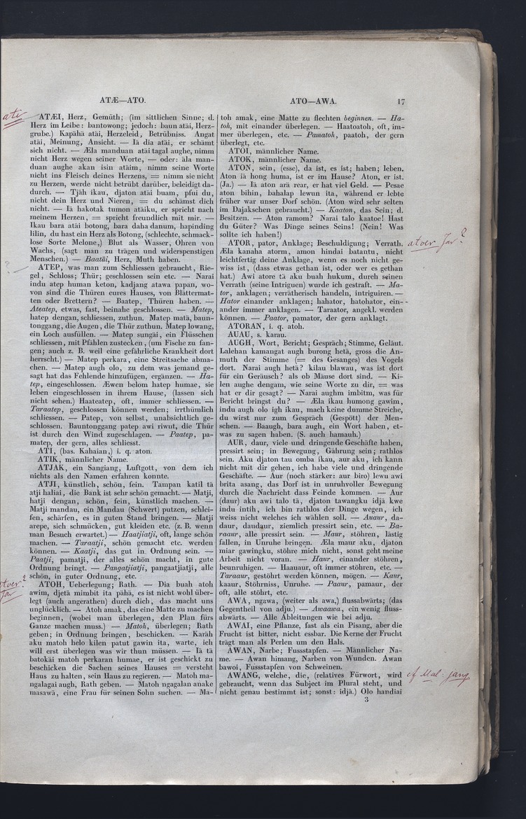 Dajacksch-deutsches Wörterbuch - digital image 24