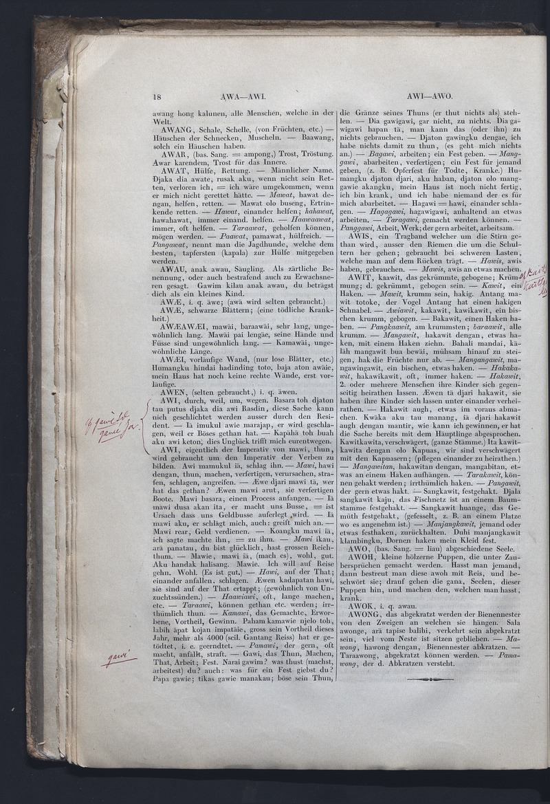 Dajacksch-deutsches Wörterbuch - digital image 25