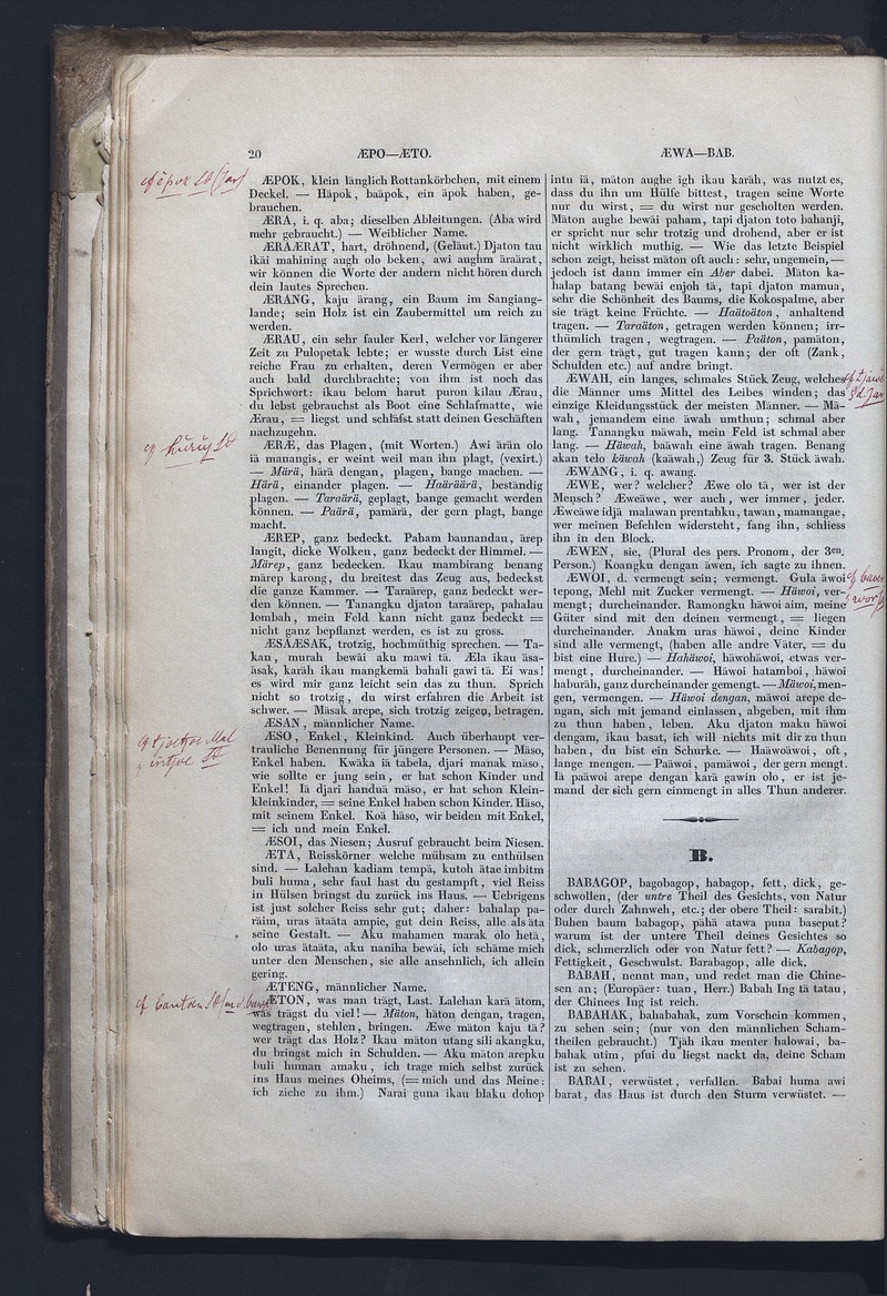 Dajacksch-deutsches Wörterbuch - digital image 27