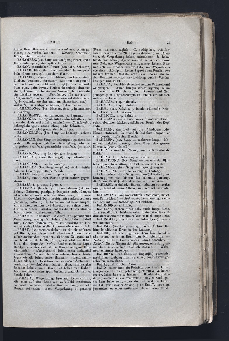 Dajacksch-deutsches Wörterbuch - digital image 36