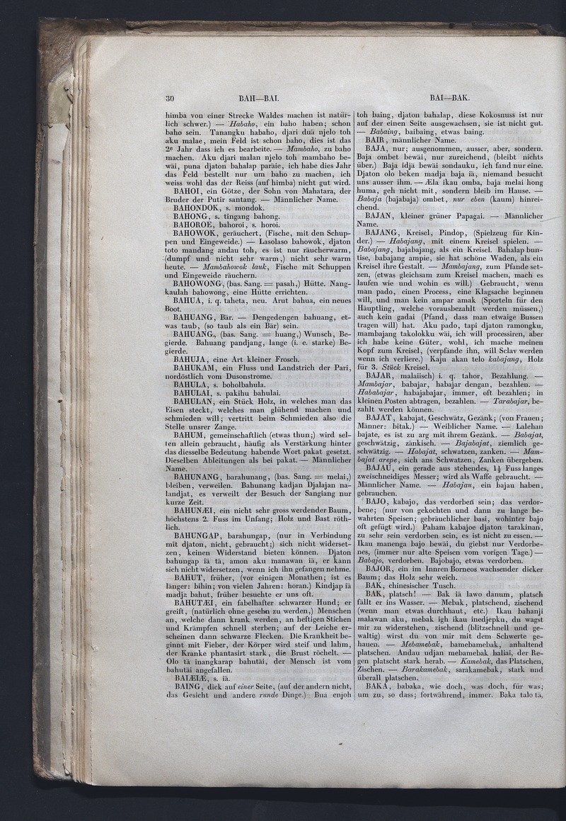 Dajacksch-deutsches Wörterbuch - digital image 37