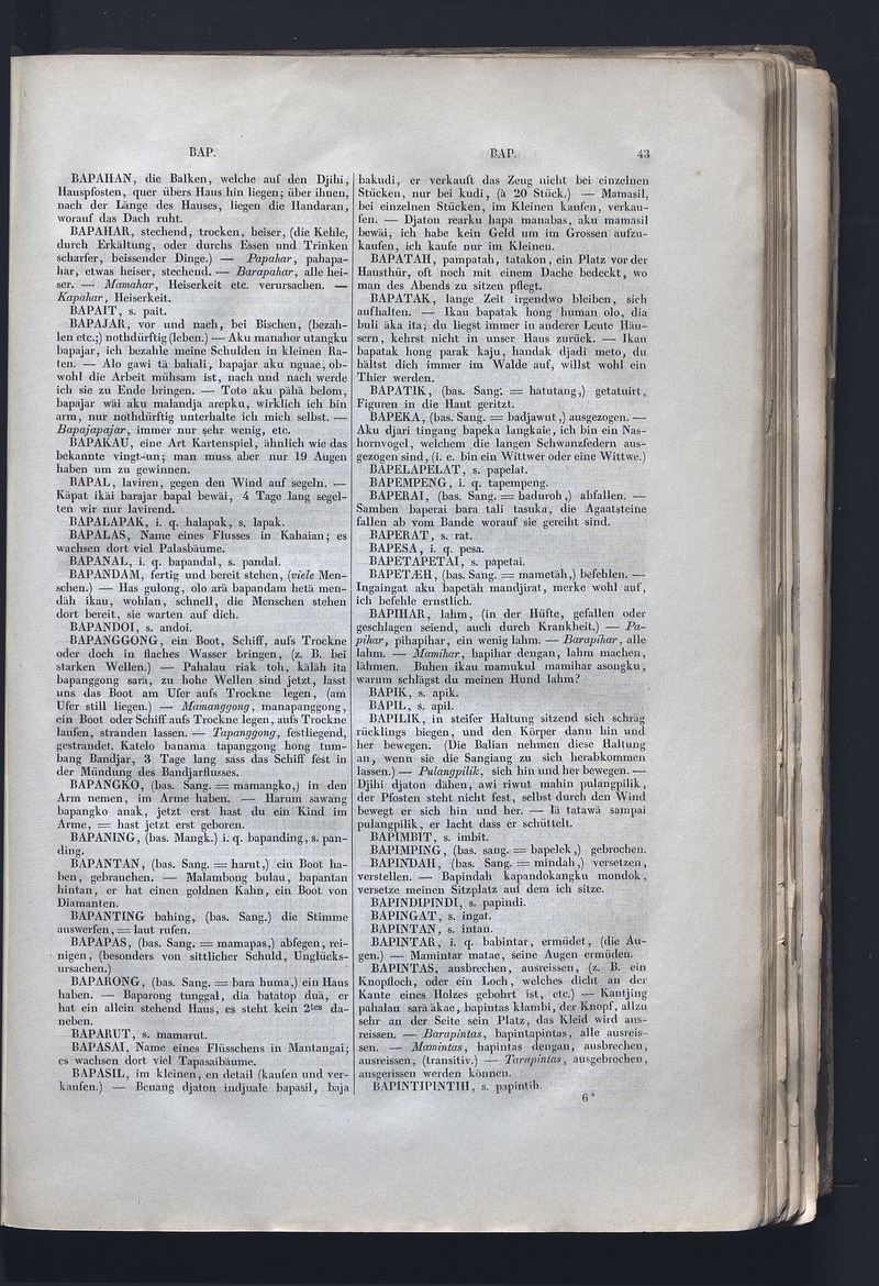 Dajacksch-deutsches Wörterbuch - digital image 50