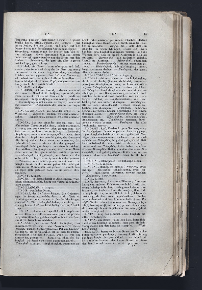Dajacksch-deutsches Wörterbuch - digital image 74