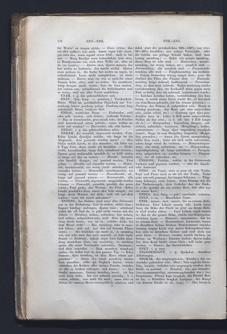 Dajacksch-deutsches Wörterbuch - digital image 123