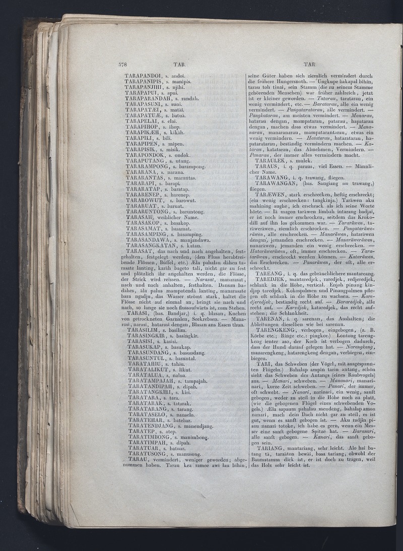 Dajacksch-deutsches Wörterbuch - digital image 585