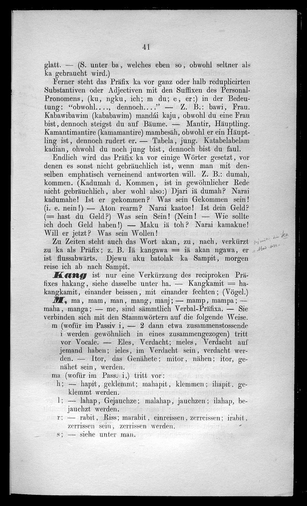 Versuch einer Grammatik der dajackschen Sprache - Page 41