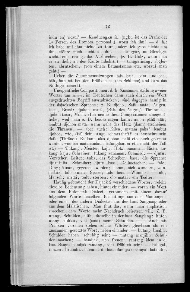 Versuch einer Grammatik der dajackschen Sprache - Page 76