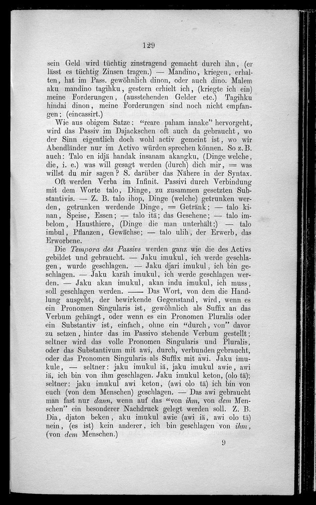 Versuch einer Grammatik der dajackschen Sprache - Page 129
