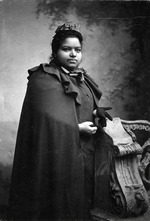 Studio portrait of Lydia Datt taken whilst she was in Edinburgh : [standing pose]