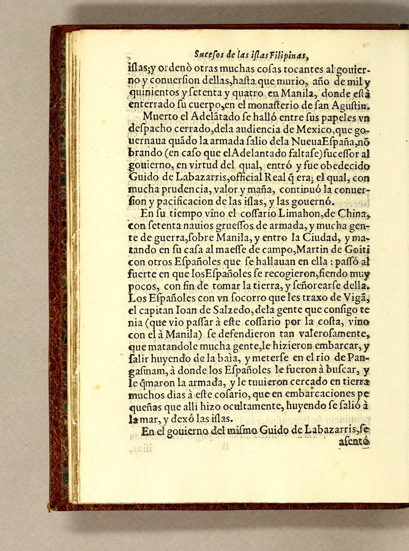 Sucesos de las islas Filipinas - 