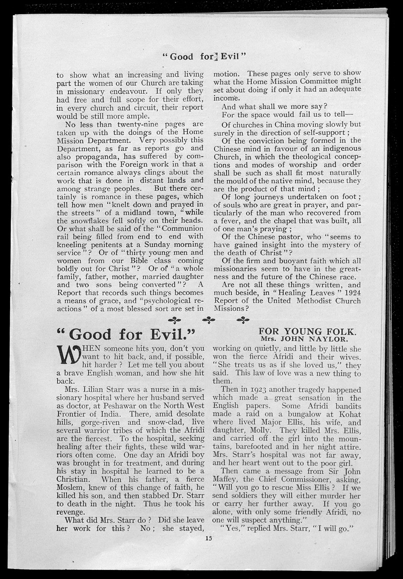 Missionary echo of the Methodist Church - 