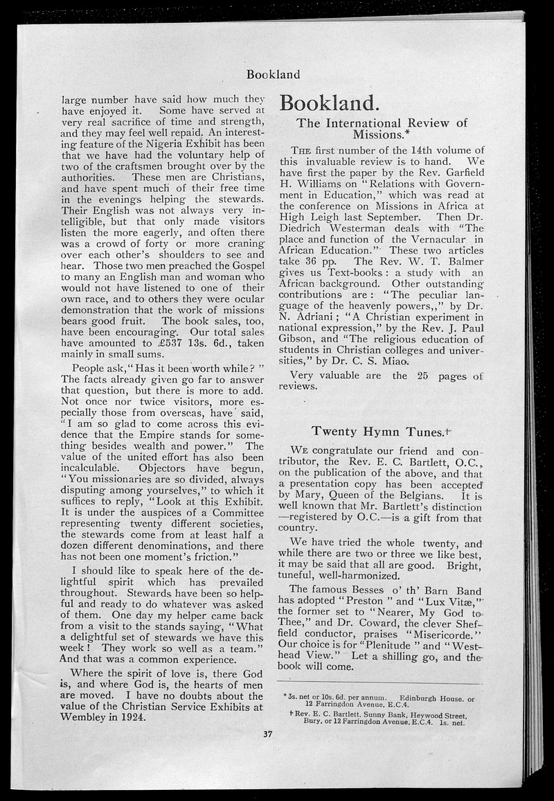 Missionary echo of the Methodist Church - 