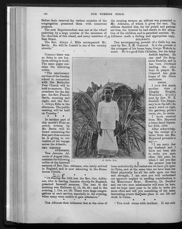 Missionary echo of the Methodist Church - Page 187