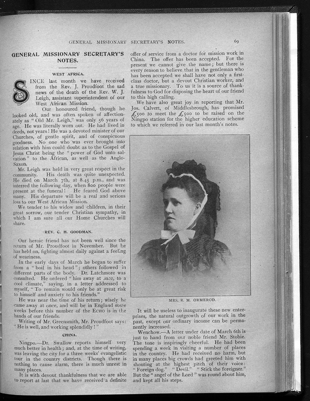 Missionary echo of the Methodist Church - Page 73