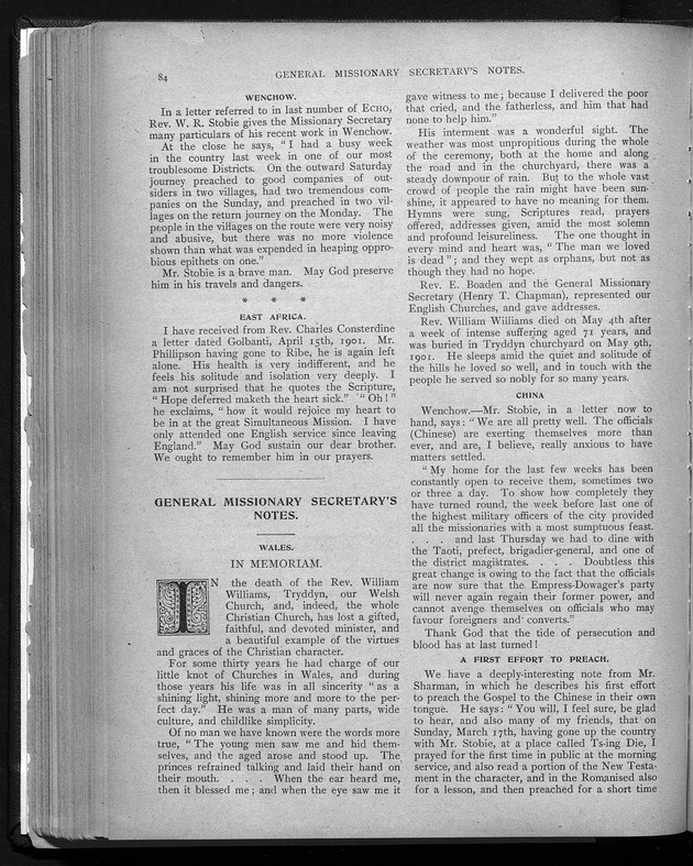 Missionary echo of the Methodist Church - Page 88