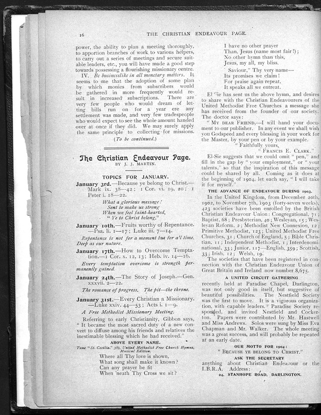 Missionary echo of the Methodist Church - digital image 20