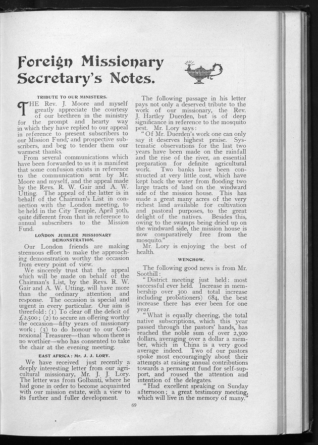 Missionary echo of the Methodist Church - digital image 73