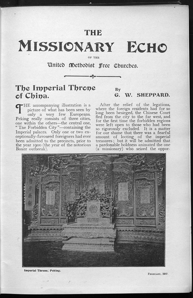 Missionary echo of the Methodist Church - digital image 32