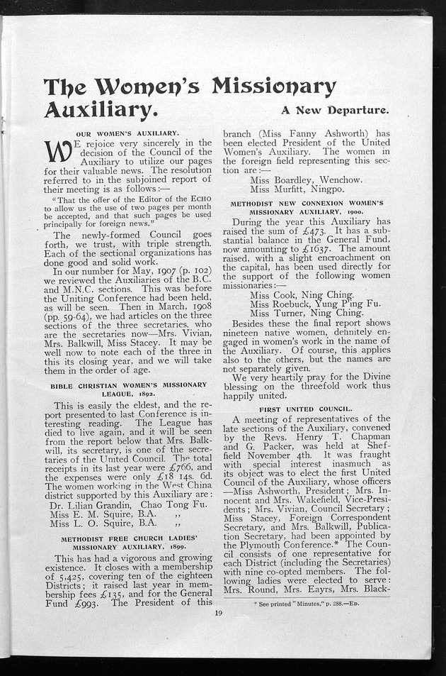 Missionary echo of the Methodist Church - digital image 24