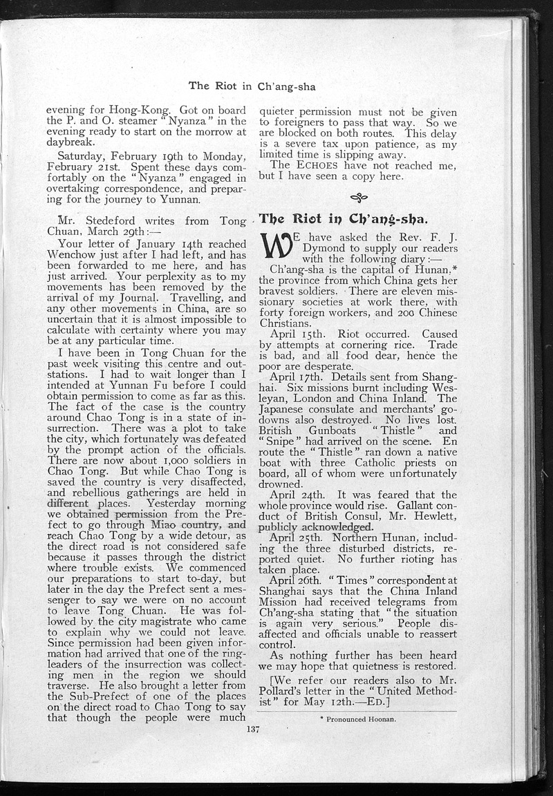 Missionary echo of the Methodist Church - digital image 142