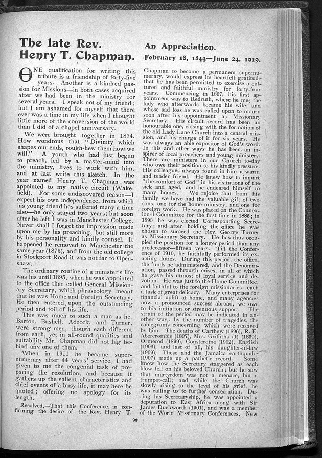 Missionary echo of the Methodist Church - digital image 103