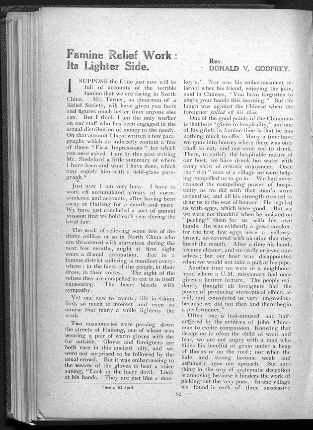 Missionary echo of the Methodist Church - digital image 96