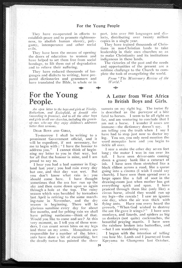 Missionary echo of the Methodist Church - 