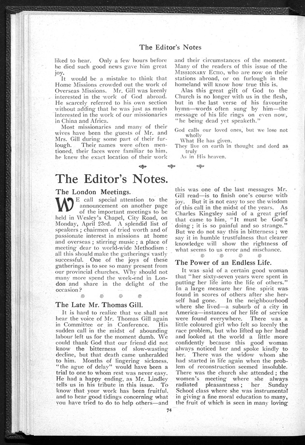 Missionary echo of the Methodist Church - 