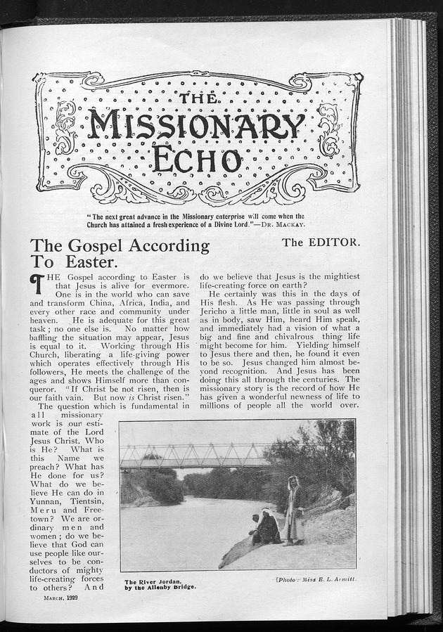 Missionary echo of the Methodist Church - digital image 45