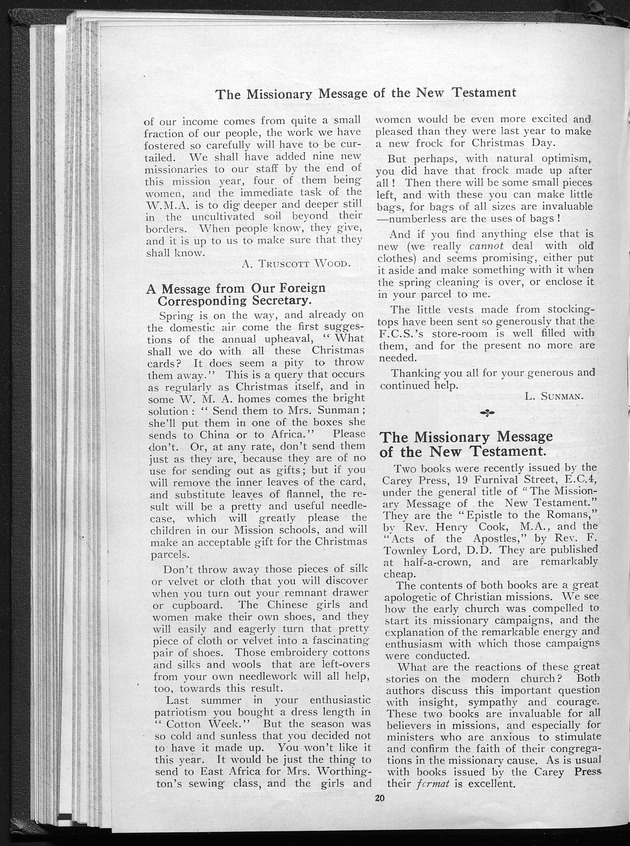 Missionary echo of the Methodist Church - digital image 24