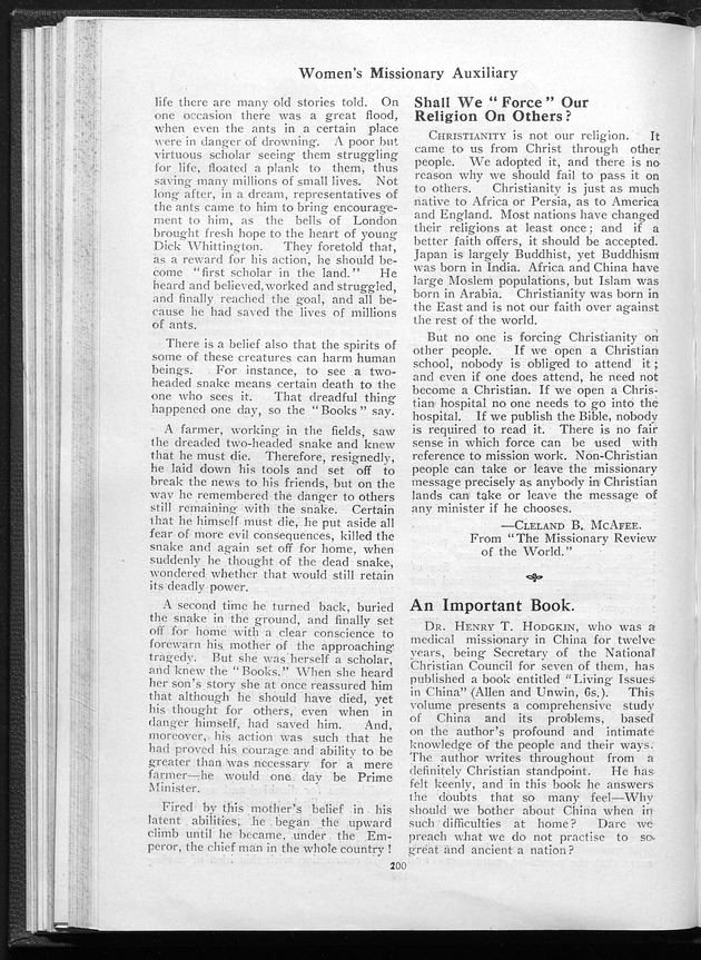 Missionary echo of the Methodist Church - digital image 204