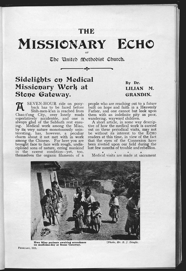 Missionary echo of the Methodist Church - 